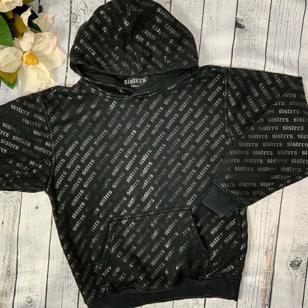 JAMES CHARLES SISTERS black hoodie